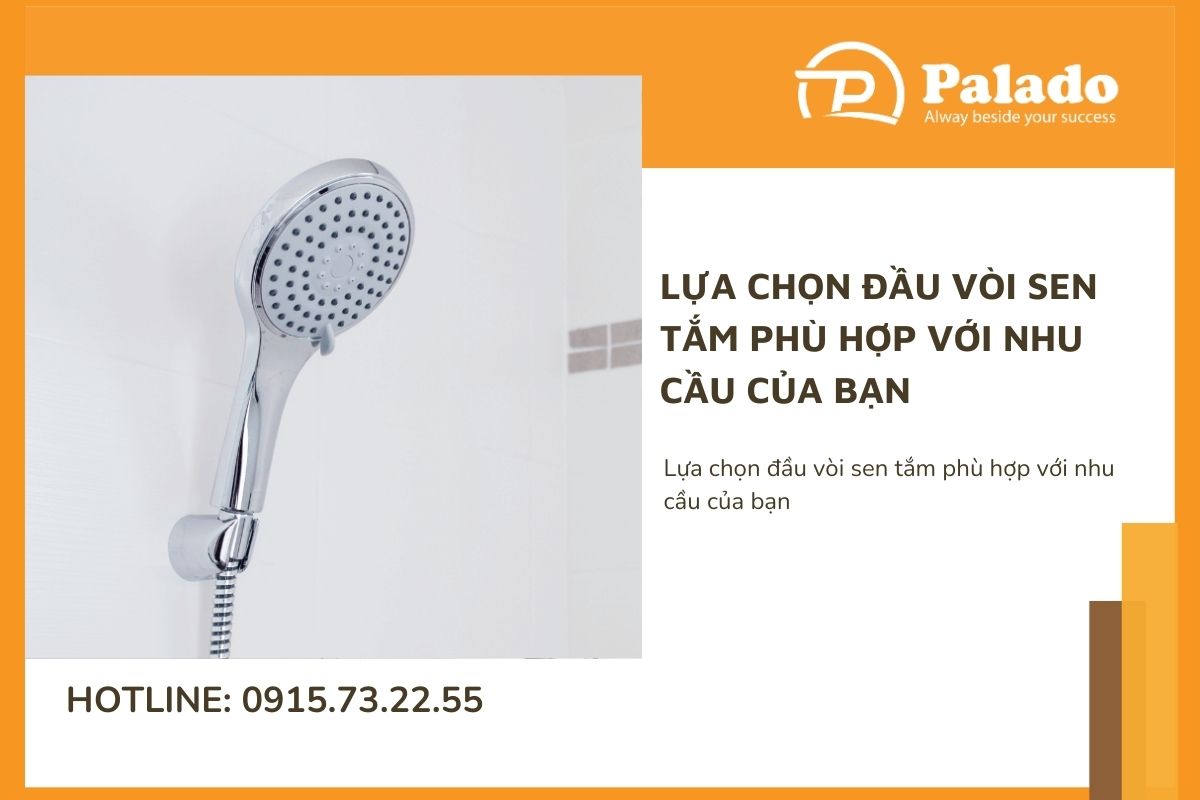 Lựa chọn đầu vòi sen tắm phù hợp với nhu cầu của bạn