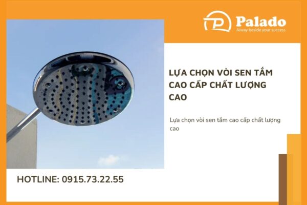 Lựa chọn vòi sen tắm cao cấp chất lượng cao