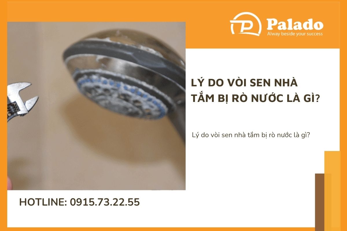 Lý do vòi sen nhà tắm bị rò nước là gì