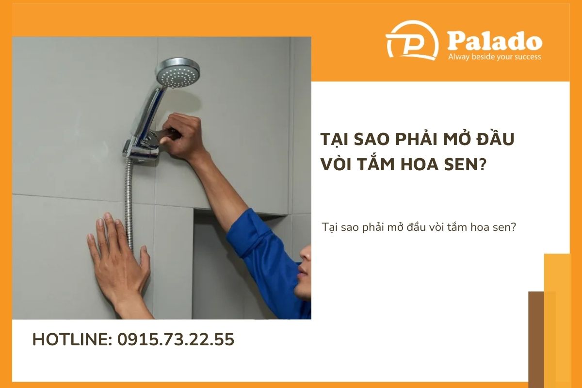 Tại sao phải mở đầu vòi tắm hoa sen