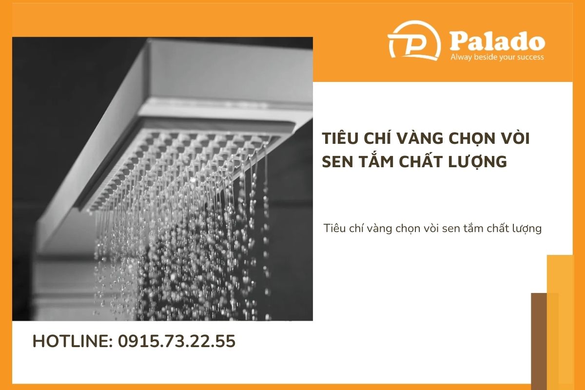 Tiêu chí vàng chọn vòi sen tắm chất lượng