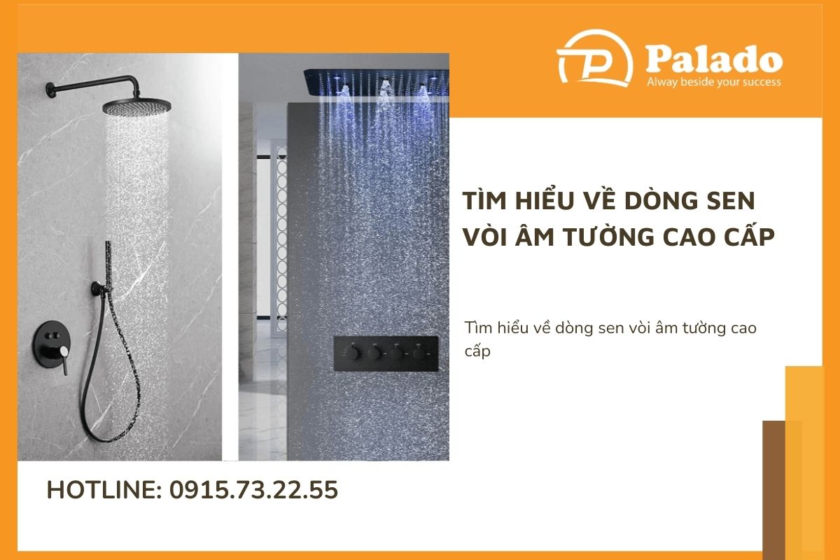 Tìm hiểu về dòng sen vòi âm tường cao cấp