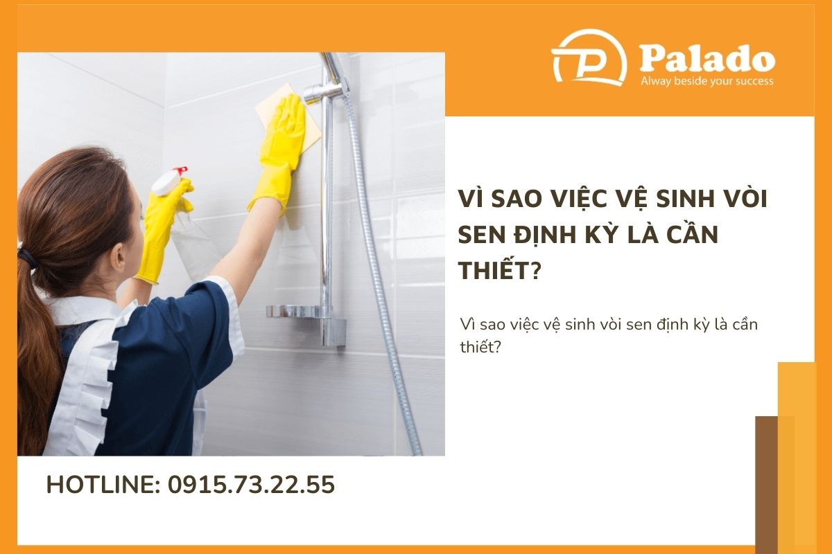 Vì sao việc vệ sinh vòi sen định kỳ là cần thiết