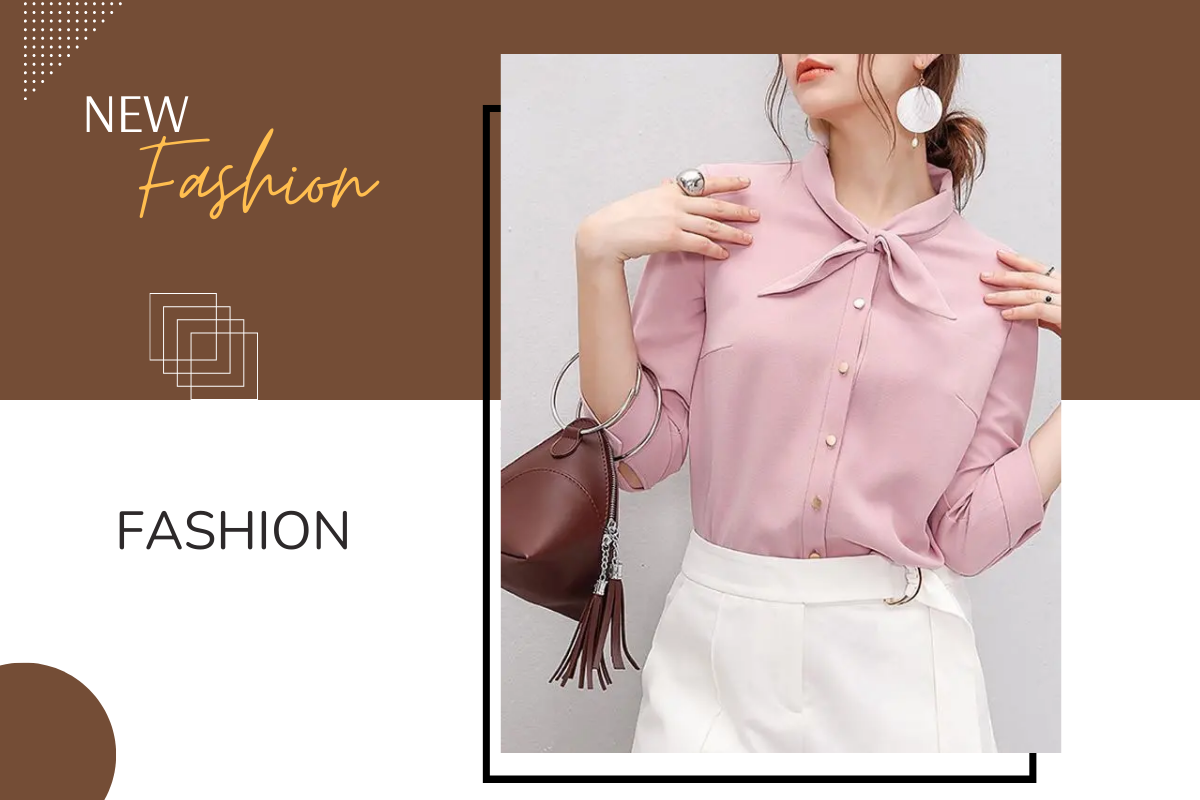 Vạt áo buộc kiểu công sở basic