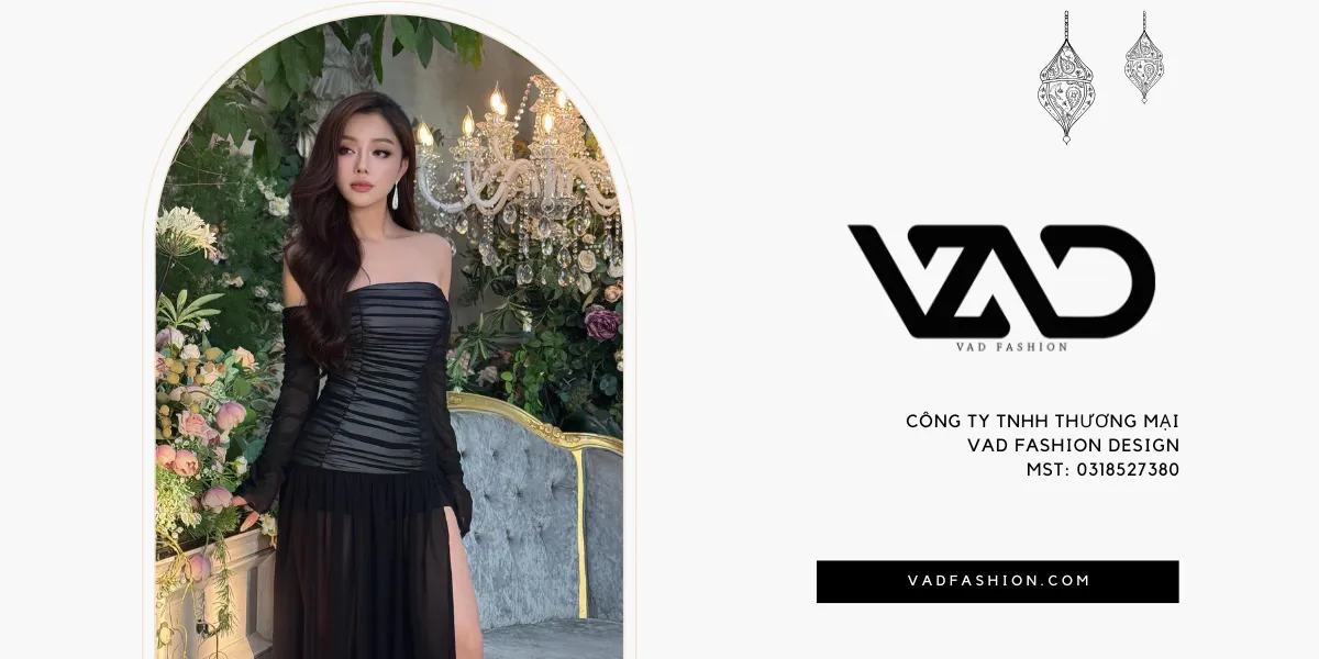 Váy đầm tông màu đen gợi cảm