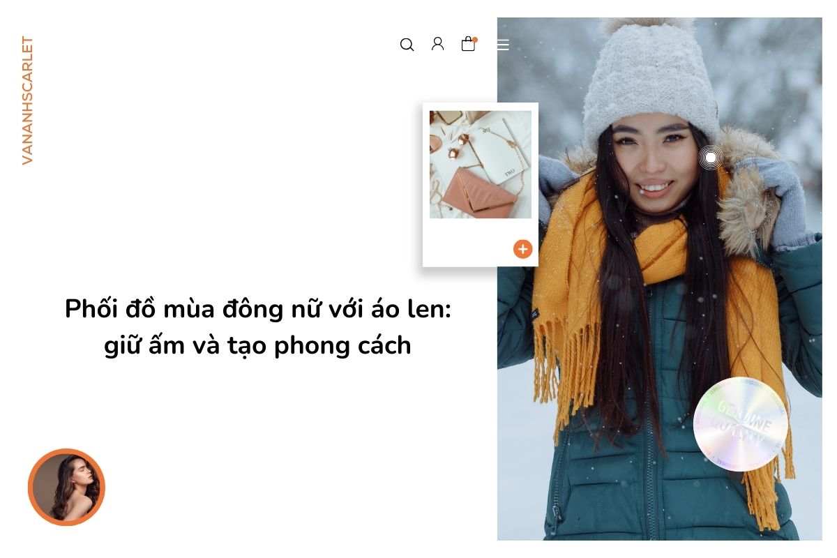 Phối đồ mùa đông nữ với áo len_ giữ ấm và tạo phong cách
