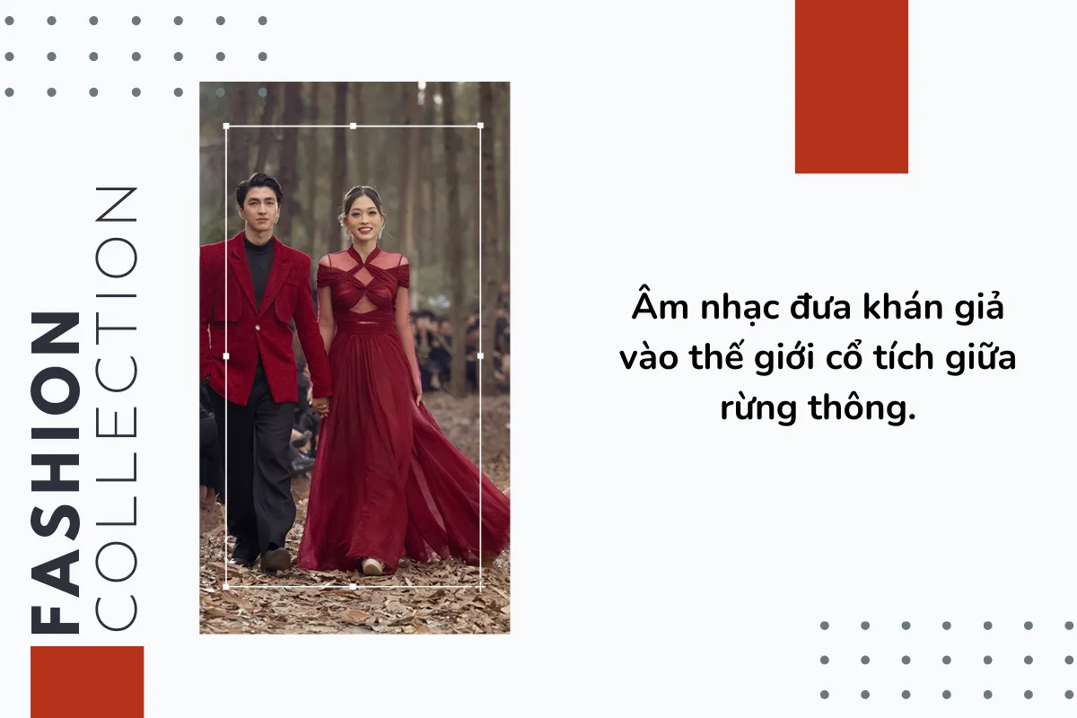 Âm nhạc đưa khán giả vào thế giới cổ tích giữa rừng thông.