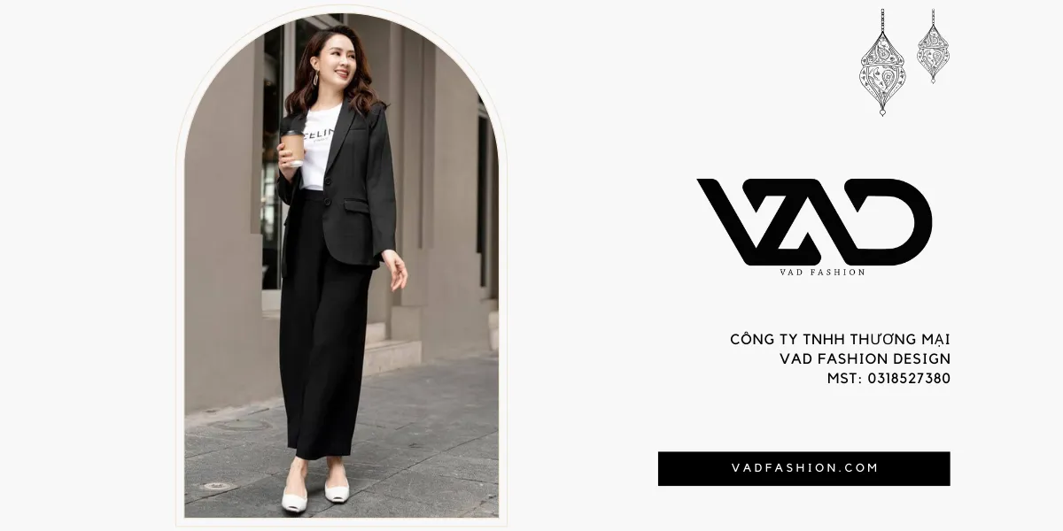 Thứ Sáu - Nét năng động với quần Culottes và áo Blazer