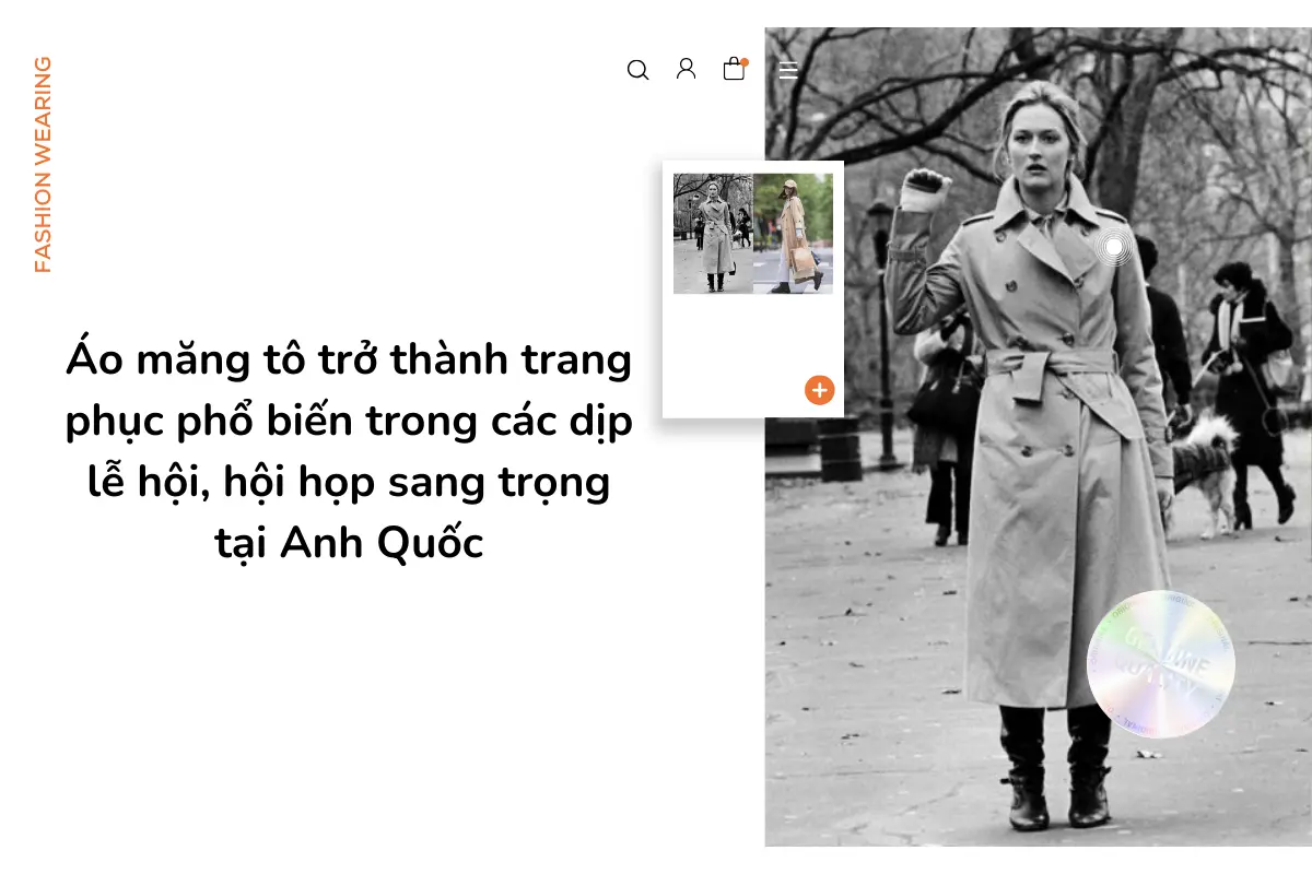 Áo măng tô trở thành trang phục phổ biến trong các dịp lễ hội, hội họp sang trọng tại Anh Quốc