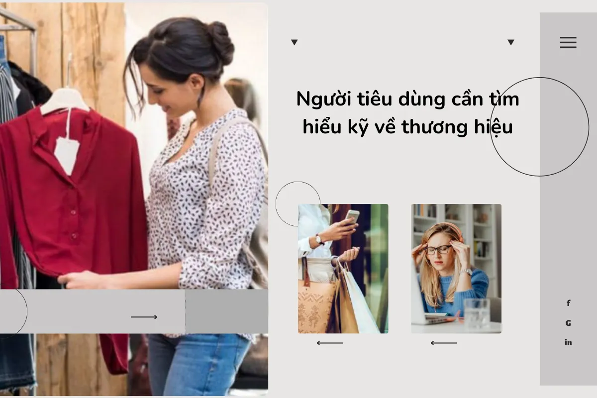Người tiêu dùng cần tìm hiểu kỹ về thương hiệu