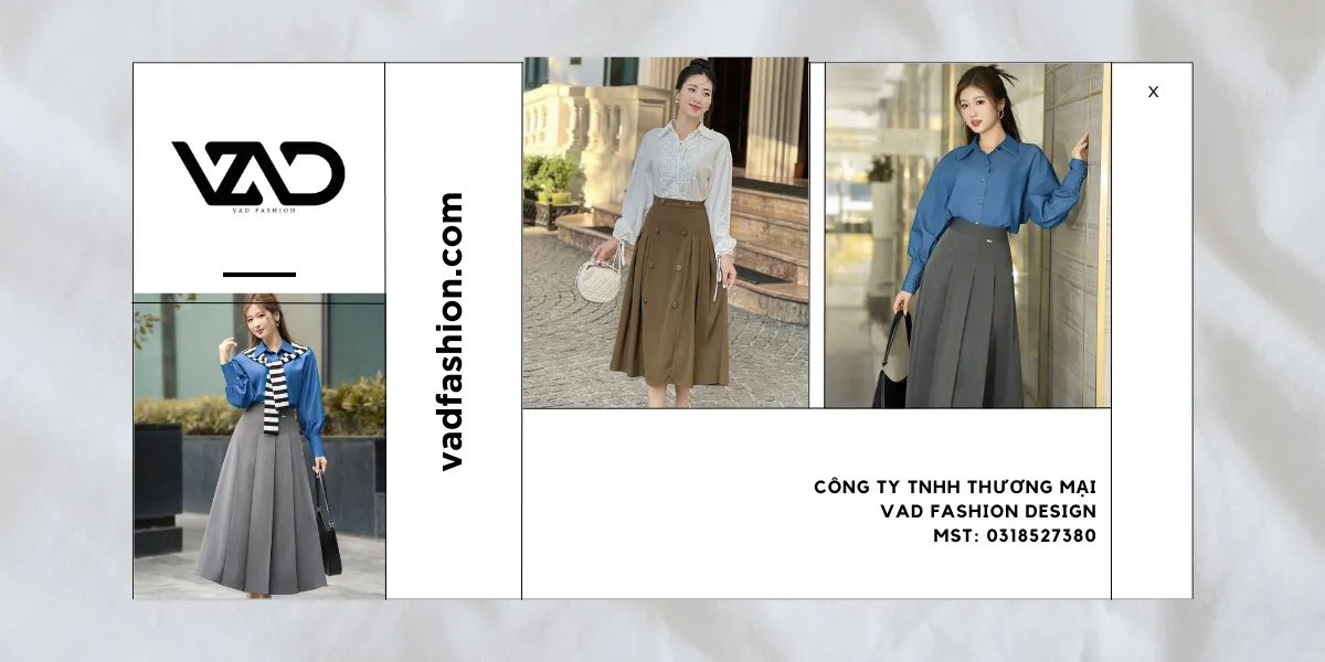 Áo kiểu mềm mại phối chân váy midi - Tinh tế và duyên dáng