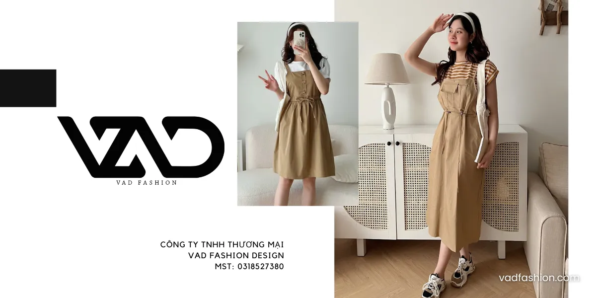 Đầm dài hai dây và áo thun Basic - Phong cách Hàn Quốc nữ tính và thoải mái