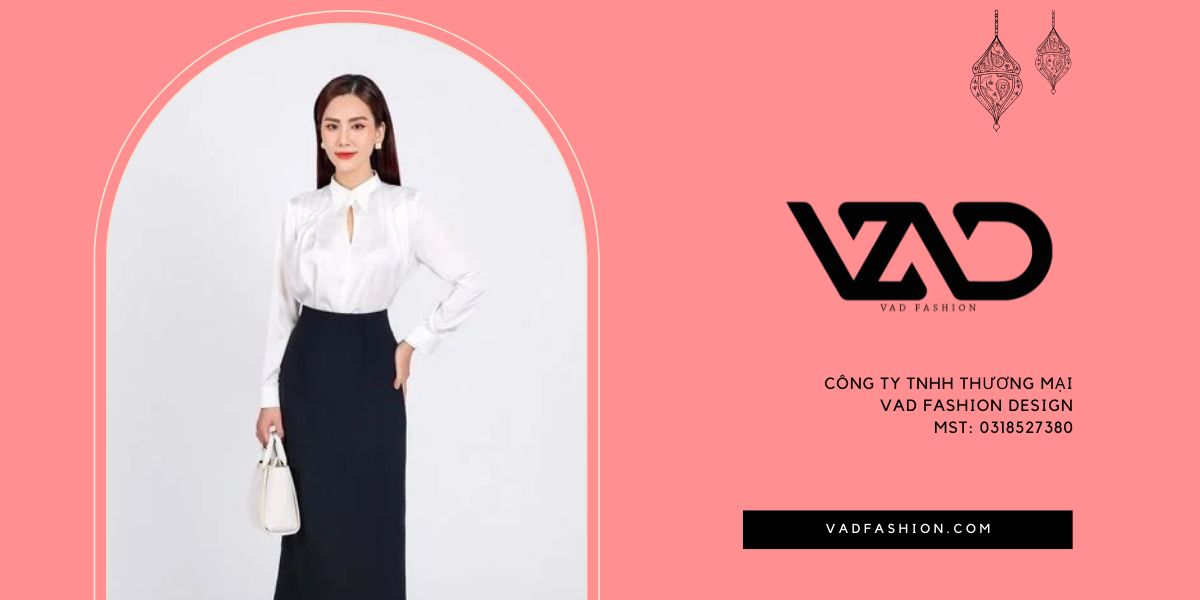 Phối đồ công sở với chân váy dài