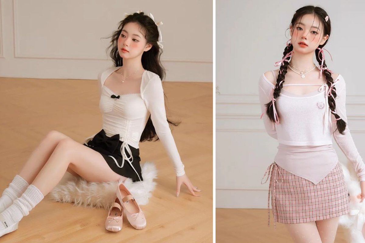Màu sắc nhẹ nhàng của trang phục balletcore