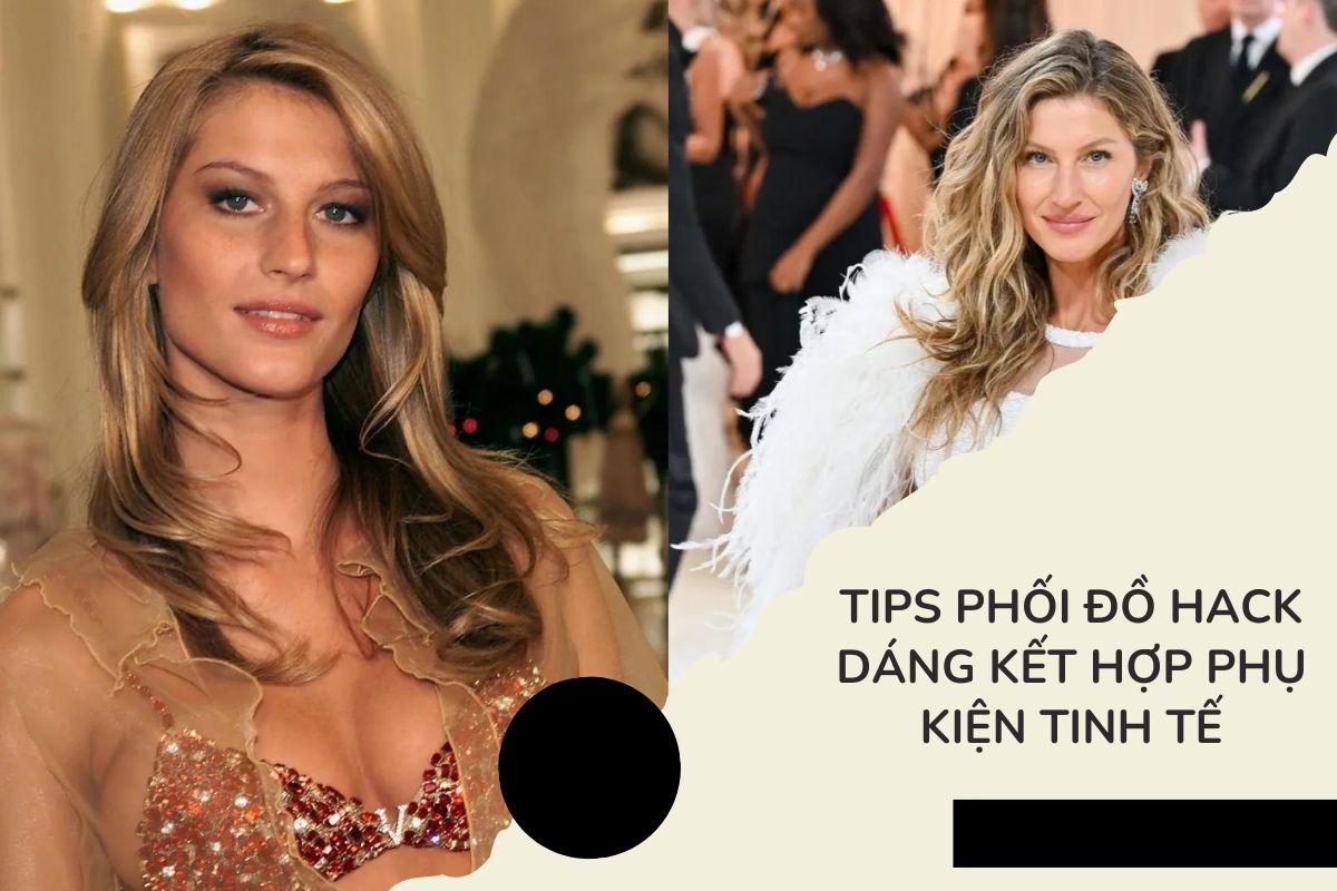 Tips phối đồ hack dáng kết hợp phụ kiện tinh tế