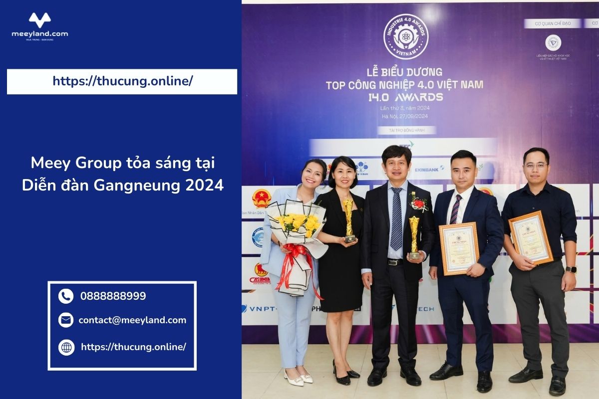 Doanh nghiệp tiêu biểu chuyển đổi số Meey Group ghi dấu ấn với 2 giải thưởng tại I4.0 Awards