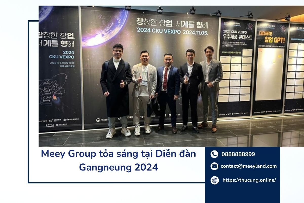 Meey Group ký hợp tác với 2 tập đoàn công nghệ và bất động sản của Hàn Quốc