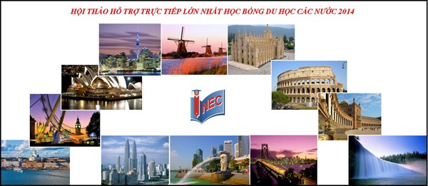 Hội thảo hỗ trợ trực tiếp lớn nhất học bổng du học các quốc gia năm 2014