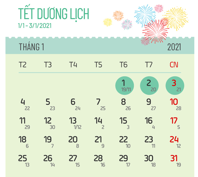 lich nghi tet duong lich
