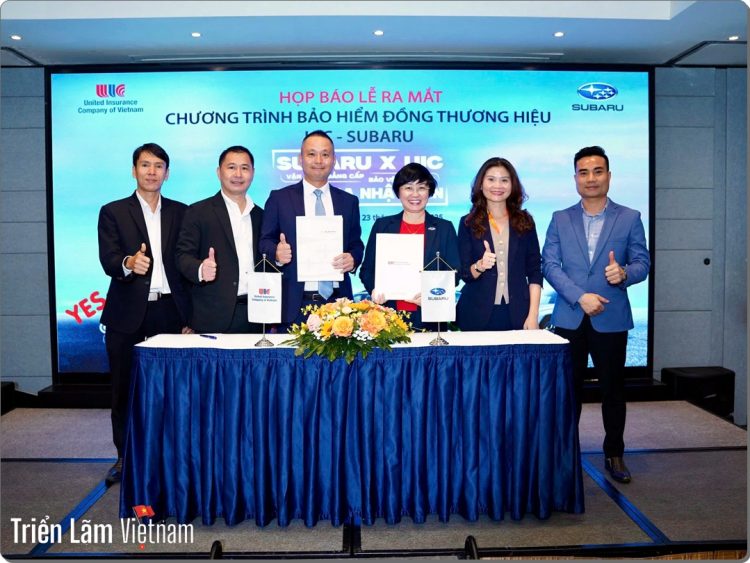 trien lam viet nam UIC va Subaru gioi thieu chuong trinh bao hiem dong thuong hieu tai Viet Nam