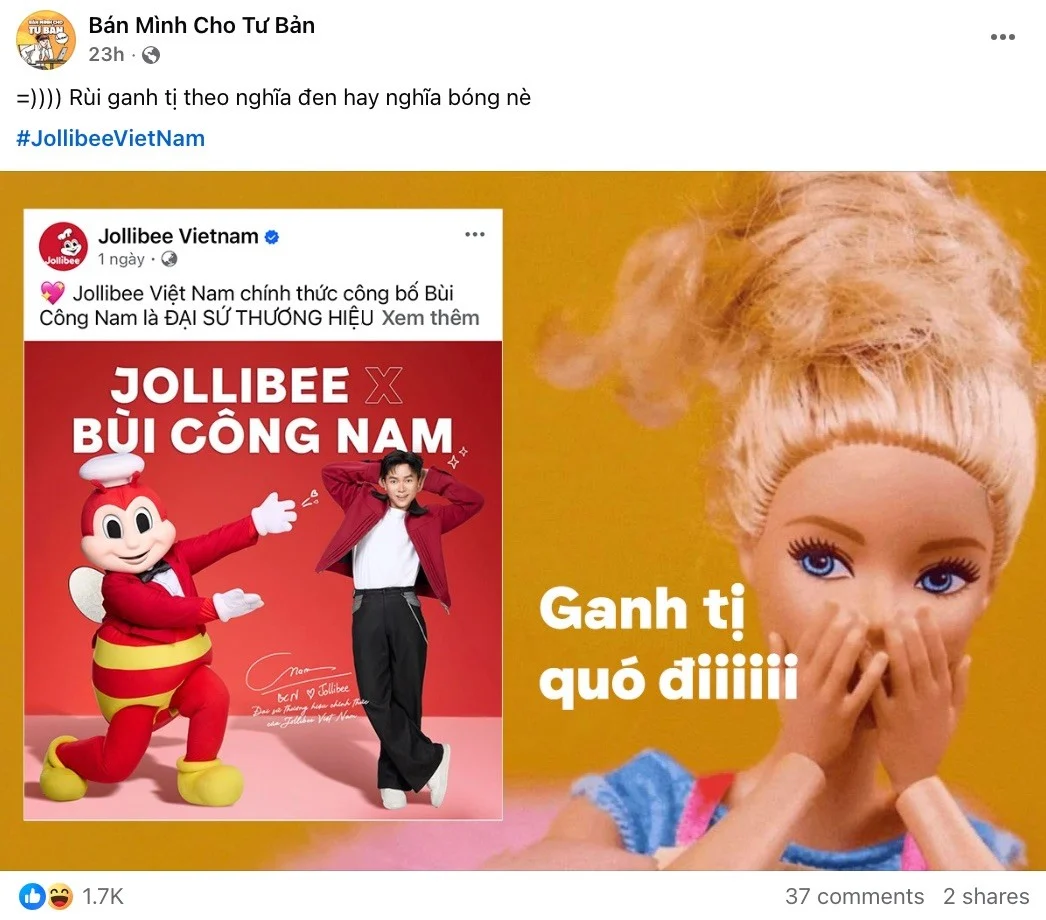Jollibee Viet Nam chinh thuc cong bo Bui Cong Nam la Dai su thuong hieu nam 2026 1