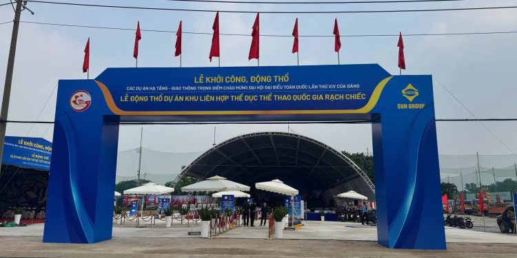 TP.HCM động thổ sân vận động 75.000 chỗ – Siêu công trình thể thao gần gấp đôi Mỹ Đình chính thức khởi động