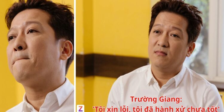 Trường Giang lần đầu đối diện ồn ào: “Tôi xin lỗi, tôi đã hành xử chưa tốt”