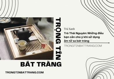 Trọng Tín Bát Tràng- Trà Thái Nguyên Những điều bạn cần chú ý khi sử dụng ấm tử sa bát tràng