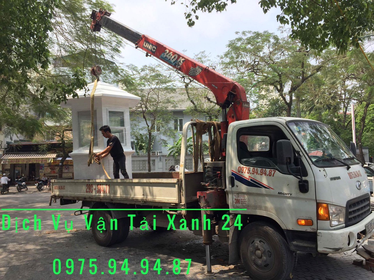 Chuyên cho thuê xe tải cẩu tại Hà Nội