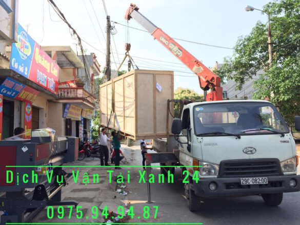 Thuê xe cẩu tự hành tại Hà Nội – Vận Tải Xanh