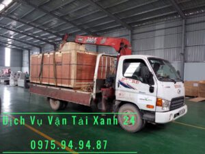 Chuyên cho thuê xe cẩu cẩu đồ lên cao tại Hà Nội – Giá rẻ, uy tín – Gọi 0965874444