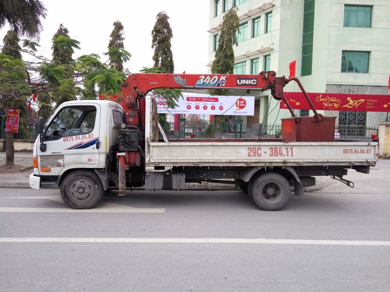 Vận Tải Xanh cho thuê xe cẩu tự hành tại Hà Nội