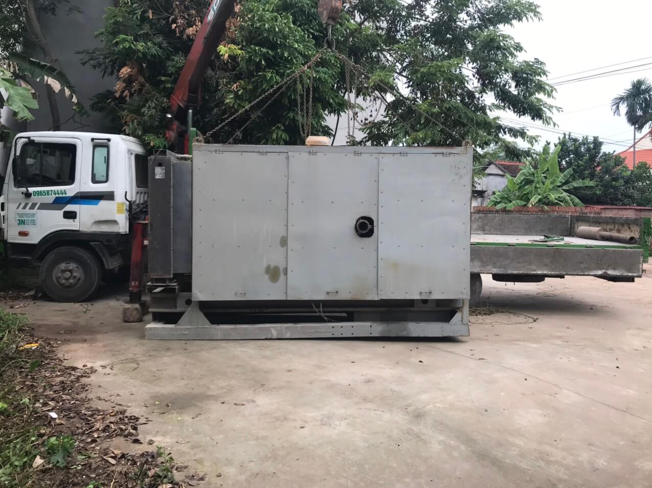 Vận Tải Xanh cung cấp dịch vụ cho thuê xe cẩu tự hành 15 tấn tại Hà Nội – Liên hệ hotline 0965874444