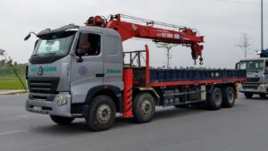 Dịch vụ cho thuê xe tải cẩu 15 tấn tại Hà Nội – Giá rẻ, uy tín