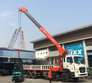Công ty Vận Tải Xanh chuyên cho thuê các loại xe cẩu tự hành tại Hà Nội