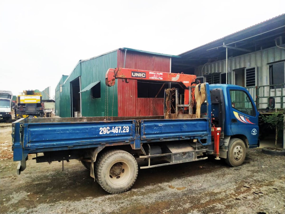 Cho thuê xe cẩu tự hành 2 tấn tại Hà Nội – Liên hệ hotline 0965874444