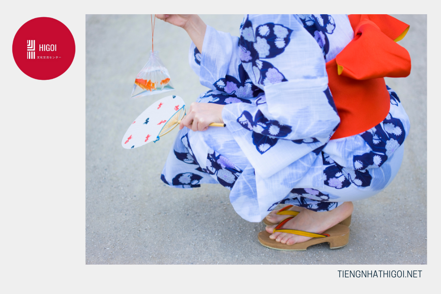 Các thành phần của một bộ Yukata