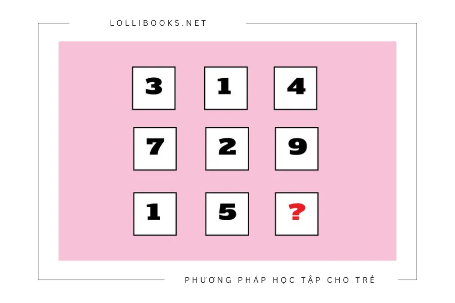 Bài tập toán tư duy cho trẻ mầm non