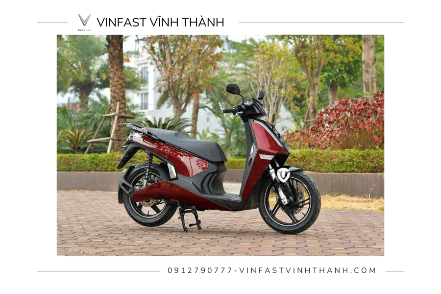 Xe máy điện Vento S màu đỏ tươi