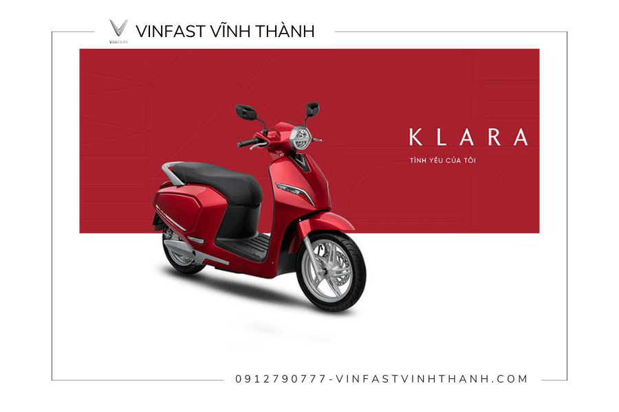 Klara S 2022 - Xe máy điện VinFast màu đỏ thời thượng, sang trọng