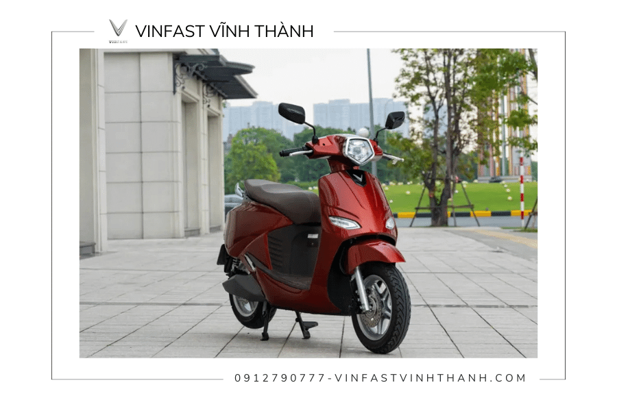 Xe máy điện Vento S màu đỏ tươi