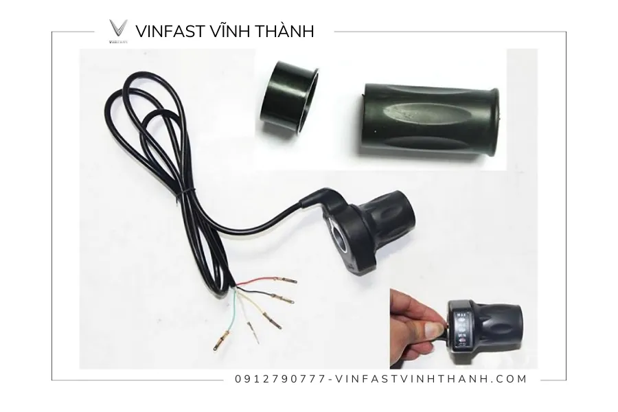 Đứt dây tay ga xe máy điện