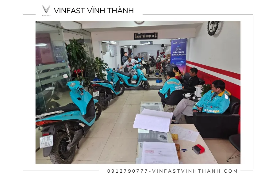 Vinfast Vĩnh Thành - Địa chỉ bảo dưỡng xe máy điện VinFast uy tín Hà Nội