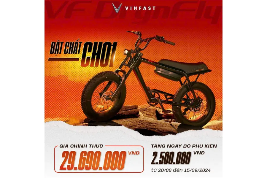 VF DrgnFly đã chính thức có mặt tại đại lý VinFast Vĩnh Thành với ưu đãi hấp dẫn