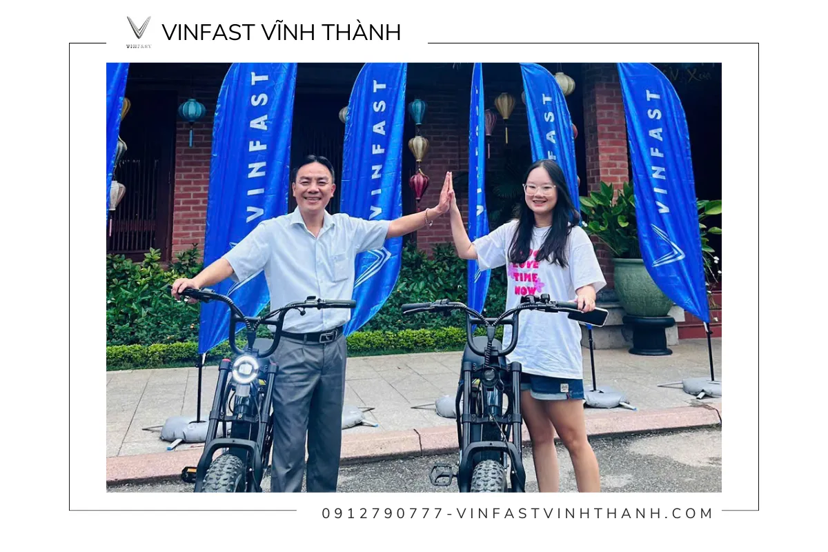 VinFast Vĩnh Thành - Địa chỉ bán xe đạp trợ lực điện VF DrgnFly chính hãng, giá cực tốt