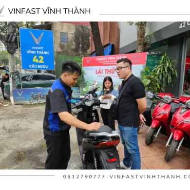 Sự kiện Lái thử xe máy điện VinFast ngày 10/5