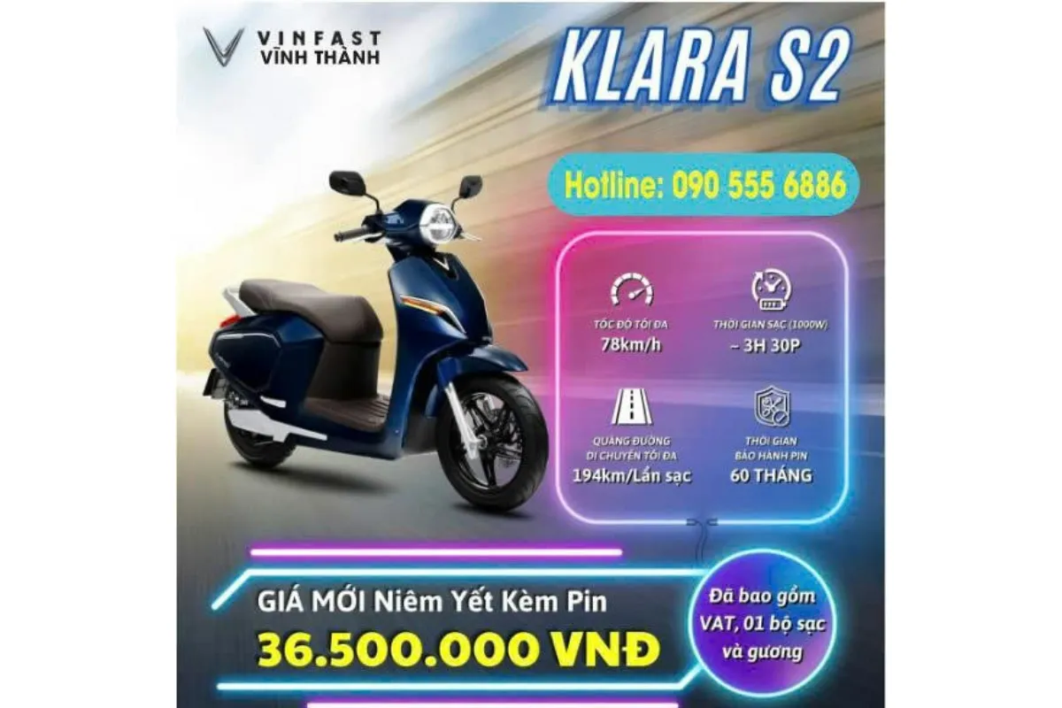 Evo200, Klara S2 và Vento S