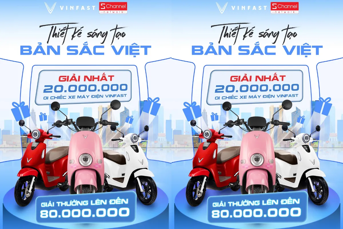 Giải thưởng cuộc thi "Bản sắc Việt" thiết kế xe máy điện VinFast