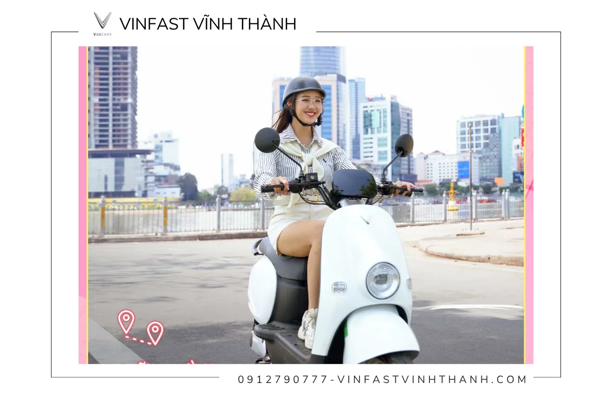 Xe máy điện Motio dành cho học sinh có thể đi được quãng đường lên tới 82 km