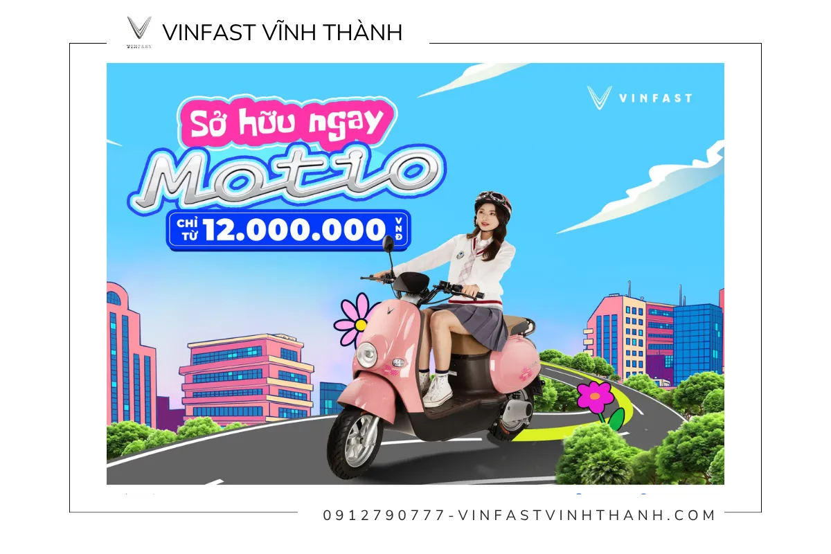 VinFast Motio - Sành điệu, nổi bật, phong cách